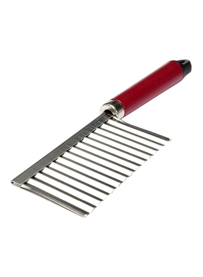 Cool Baby Potato Slicer Silver/Red/Black 22x1x6cm - Image 1
