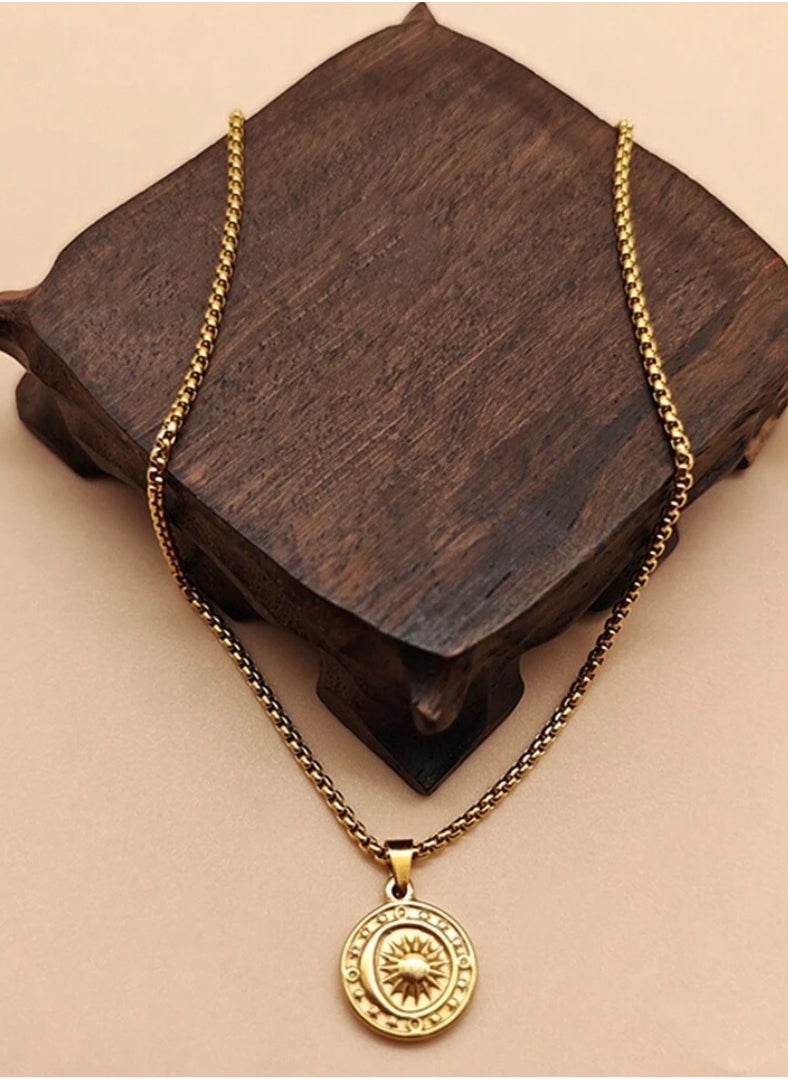 JewelryPalace Elegant Women’s Necklace Made Of Stainless Steel Coated With Gold In A Modern And Chic Design  - Image 4