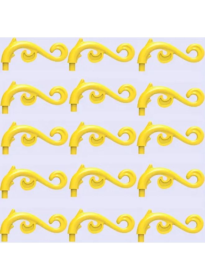 15 Pcs Mini Plant Vines Trunk Building Blocks DIY Farm Vegetable Plants Yellow Vines Toy - Image 1