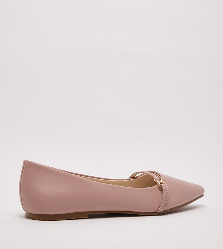 NINE WEST D-PIPER Buckle Detail Ballerinas - Image 3