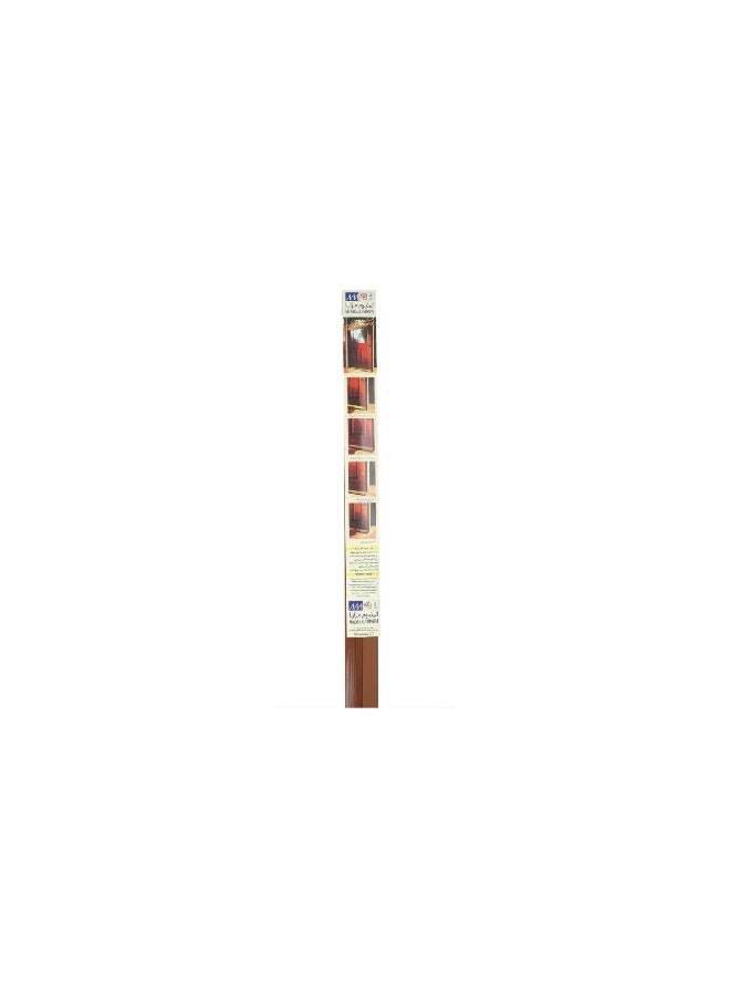 Mazaya Aluminium Flexible Design Suits All Weather Use Door Bottom Black 100 cm WST-R2-100BRN - Image 2
