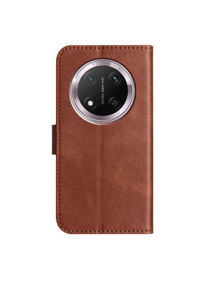 erorex Case For Honor X9c Dual-Folded S-shape Leather Phone Case - Image 3