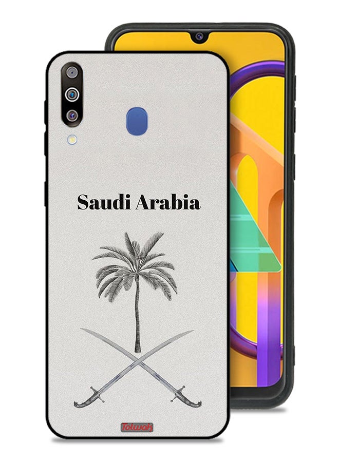 Tolwak Samsung Galaxy M30 Protective Case Cover Kingdom Of Saudi Arabia Sign Art - Image 1