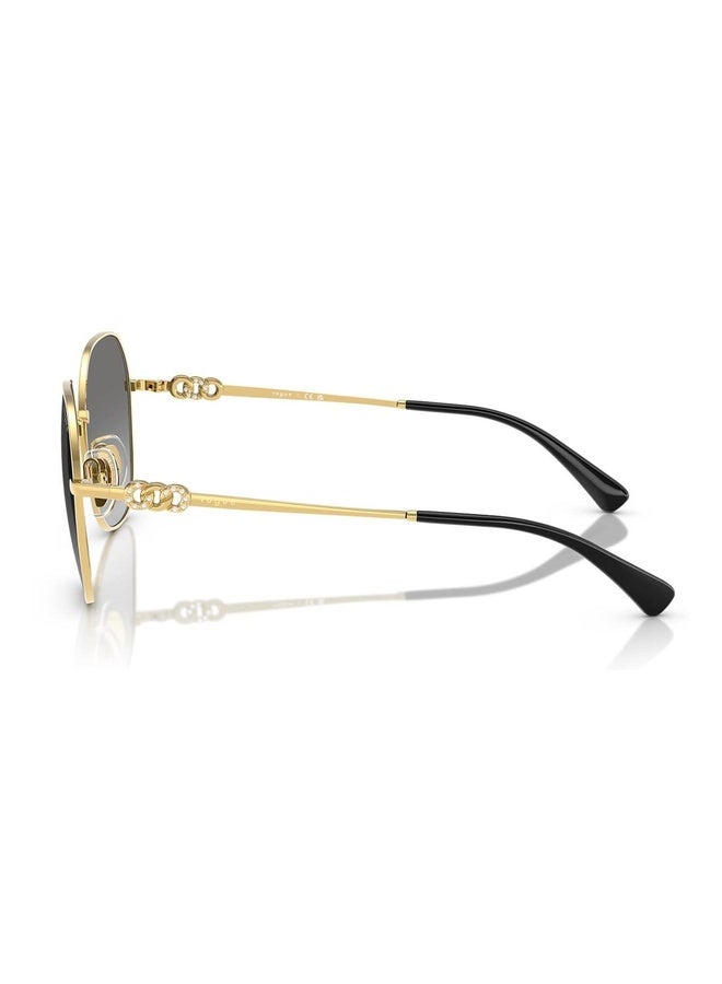 Vogue Woman IRREGULAR  SUNGLASSES- VO 4318SB - lense size:55mm - GOLD - Image 2