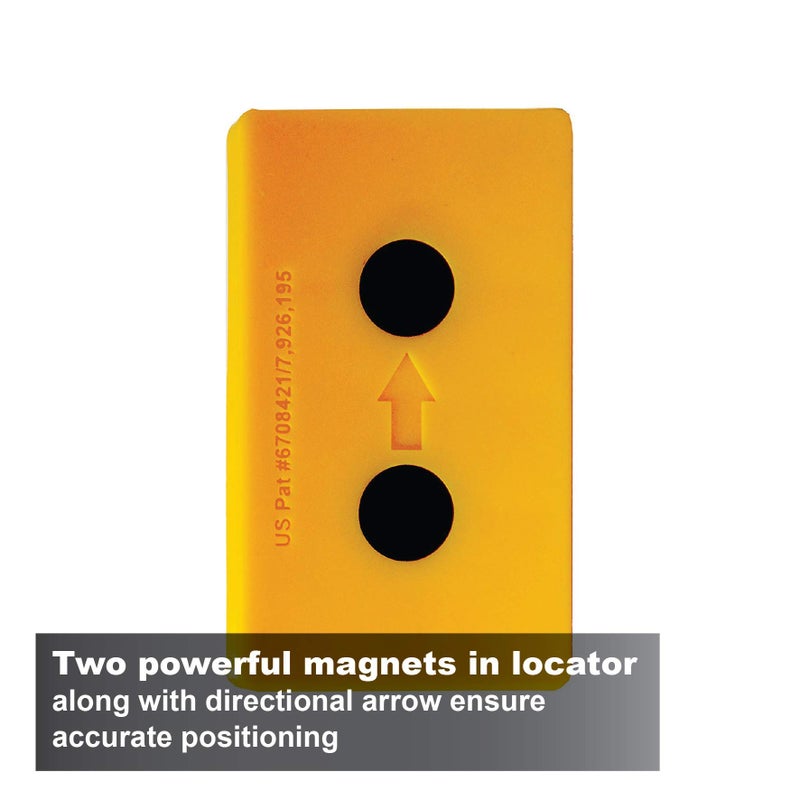 Calculated Industries 8120 Plug Mark Drywall Electrical Box Cutout Locator for Existing Electrical Outlets in Rehabilitation and Replacement Work, Red - Image 5