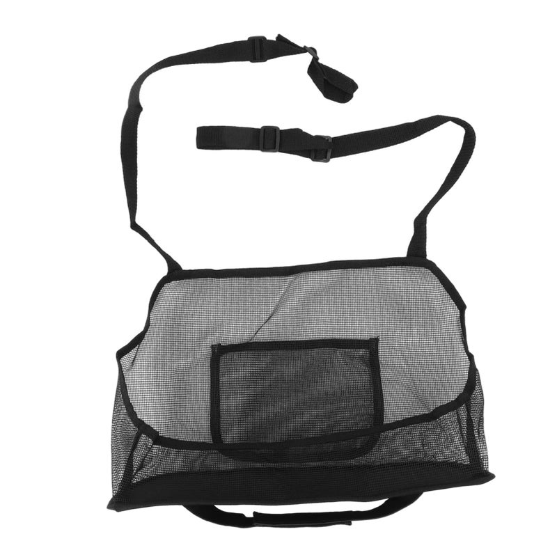 Car Seat Gap Organizer Black Extra Storage Net Pocket Handbag Purse Holder Between Seats - Image 2