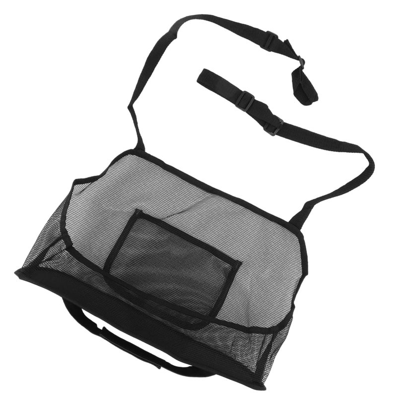 Car Seat Gap Organizer Black Extra Storage Net Pocket Handbag Purse Holder Between Seats - Image 5