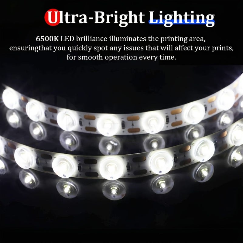 للتحديث A1 A1 Mini للتحكم بالحث ضوء عمل LED للطابعة ثلاثية الأبعاد 6500K - Image 5