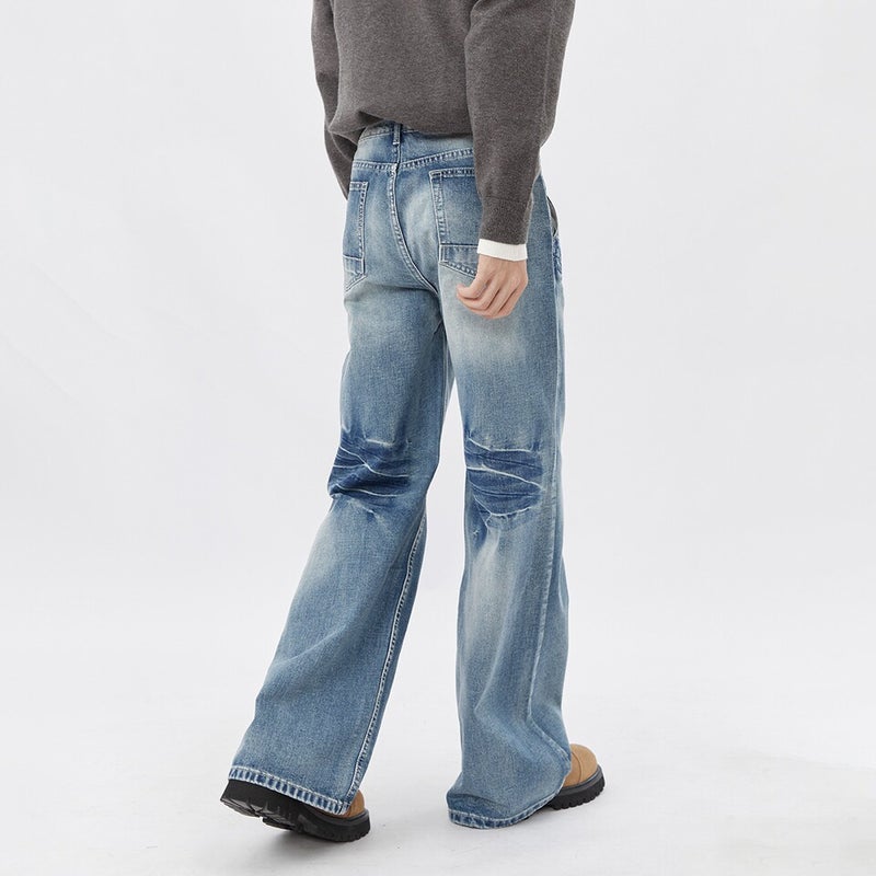 Unisex Classic Denim Jeans Loose Fit Daily Outdoor Wear - Image 5
