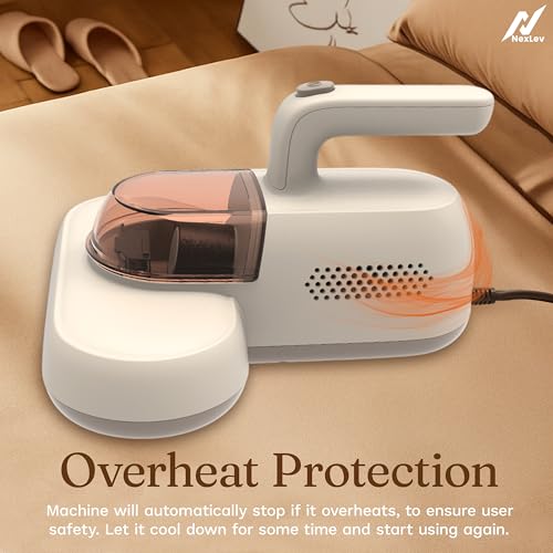 NexLev Mattress, Sofa & Carpet Vacuum Cleaner | For Dust Mites, Allergens & Pet Hair | 4 Step Cleansing with Double Beat, UV Light, Dehumidification & Vacuum | HEPA captures 99.99% Dust|MR-01 - Image 5