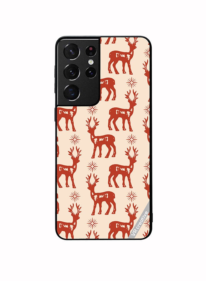 VR CREATIVE Protective Case Cover For Samsung Galaxy S21 Ultra 5G Mix Pattern Design Multicolour - Image 1