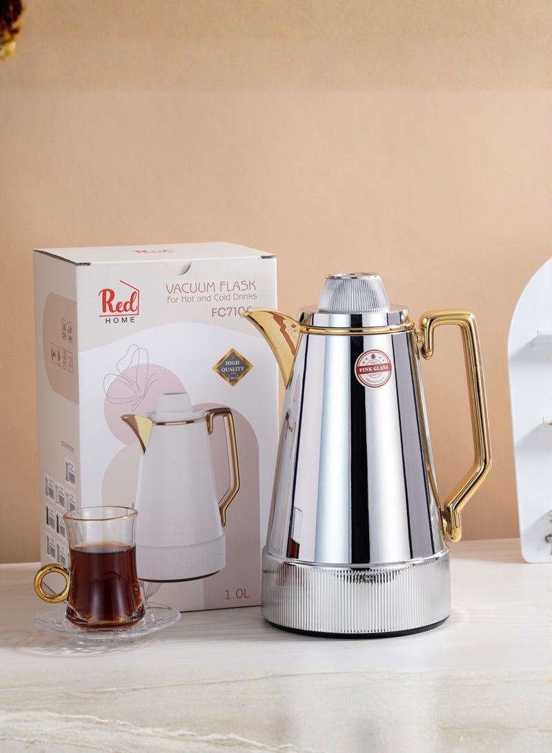 البيت الأحمر طقم ترمس حراري FC7006A، سعة من 1000 مل إلى 600 مل - Image 2