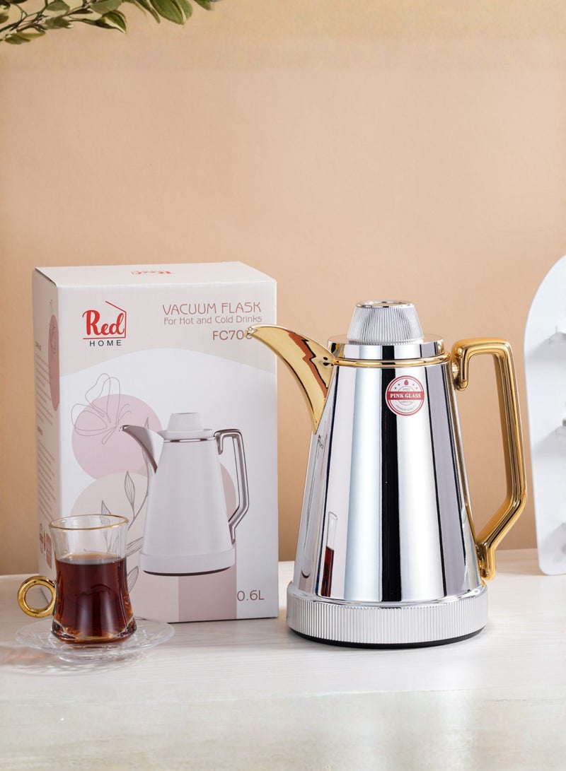 البيت الأحمر طقم ترمس حراري FC7006A، سعة من 1000 مل إلى 600 مل - Image 3