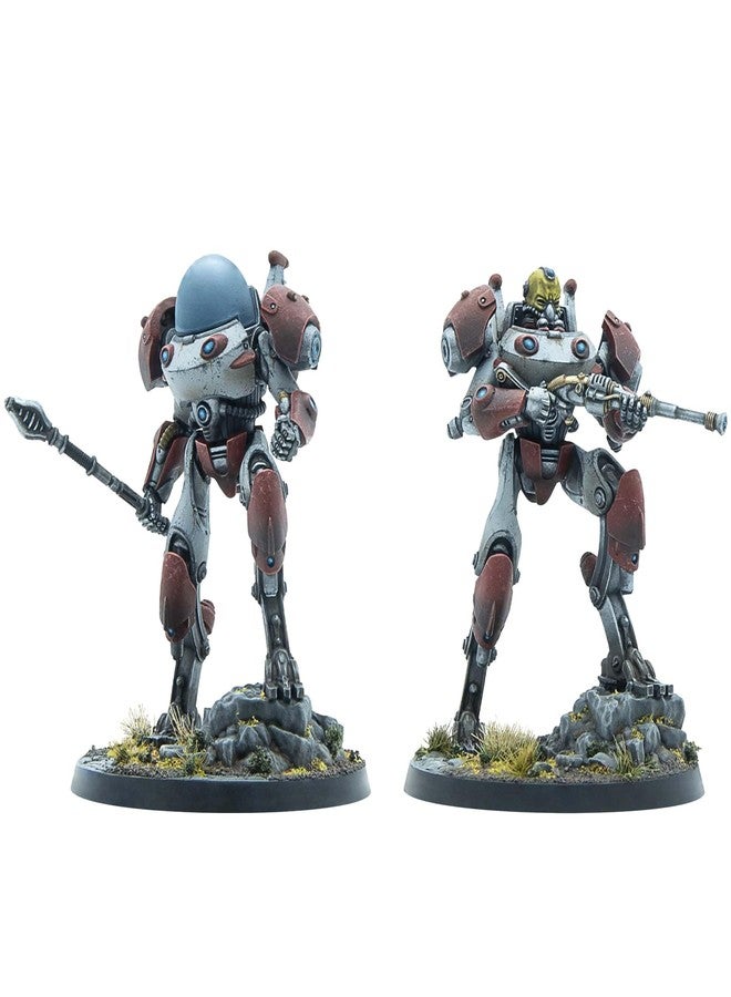 Modiphius Entertainment: Fallout: Miniatures - Zetans: Alien Invaders - 2 Resin Figures, Appalachia Wave, Unpainted & Unassembled, Licensed - Image 1