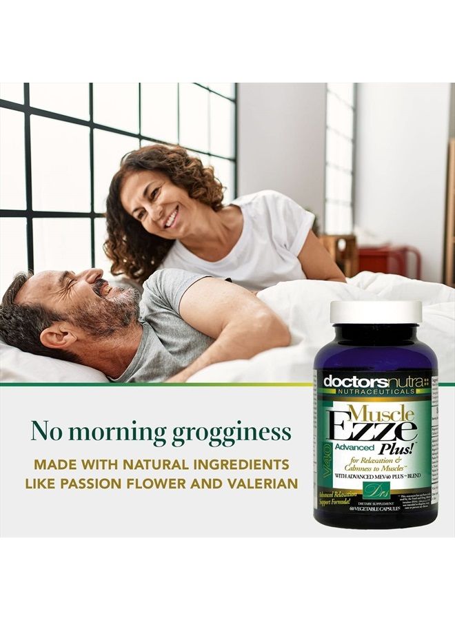 Doctors Nutra Nutraceuticals Muscle Ezze Plus Relaxation - Day or Night Use - Gluten-Free - 60 Veg. Capsules - Image 3