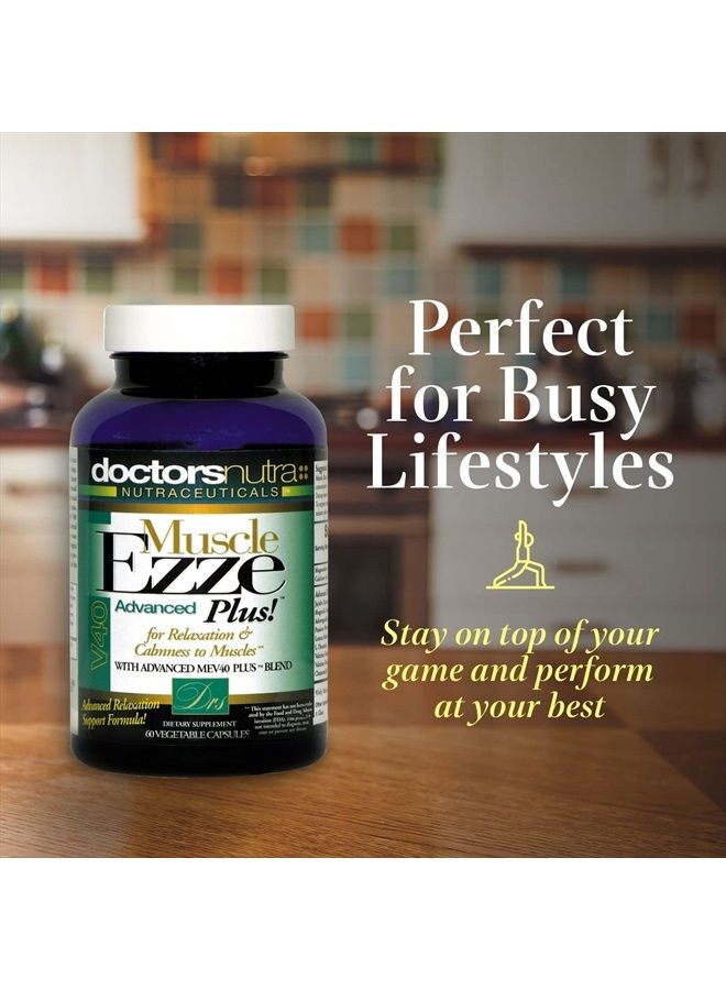 Doctors Nutra Nutraceuticals Muscle Ezze Plus Relaxation - Day or Night Use - Gluten-Free - 60 Veg. Capsules - Image 5