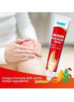 Sumifun Bunion Pain Relief Cream, Fast Acting Toe Joint Valgus Corrector Cream, Safe And Effective Toe Gout Relief Cream, Stiffness Inflammation Treatment Bunion Cream, ( 1pc X 20g Tube)  - Image 2