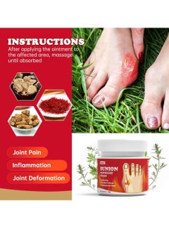 Sumifun Bunion Pain Relief Cream, Fast Acting Toe Joint Valgus Corrector Cream, Safe And Effective Toe Gout Relief Cream, Stiffness Inflammation Treatment Bunion Cream, ( 1pc X 20g Tube)  - Image 4