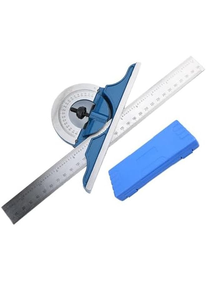 300mm Multipurpose High Strength Aluminum Alloy Combination Measuring Ruler Set - Image 5
