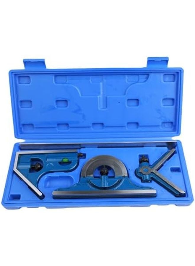 300mm Multipurpose High Strength Aluminum Alloy Combination Measuring Ruler Set - Image 1