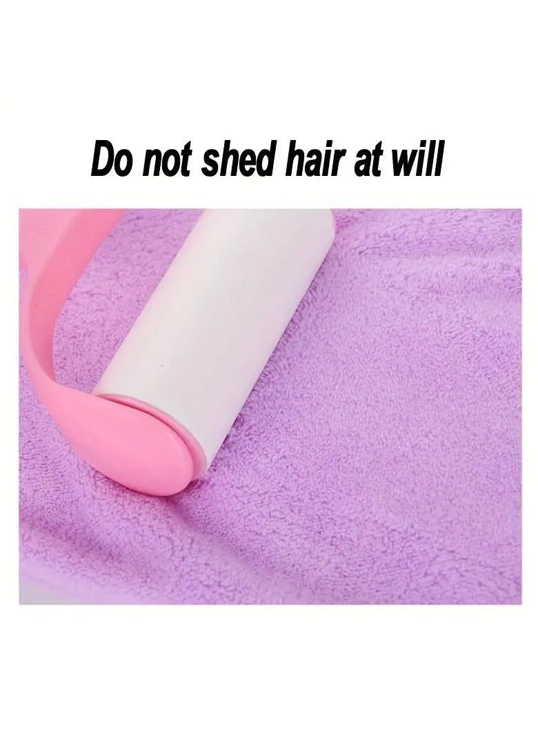 Goolsky 1pc Quick Dry Ultra-Soft Microfiber Hair Towel Turban with Button Closure - Super Absorbent No-Shedding Bath, Shower & Spa Head Wrap Cap for Women - Alcohol Free - Image 3