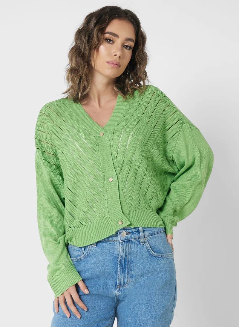 Ginger Ribbed Cardigan