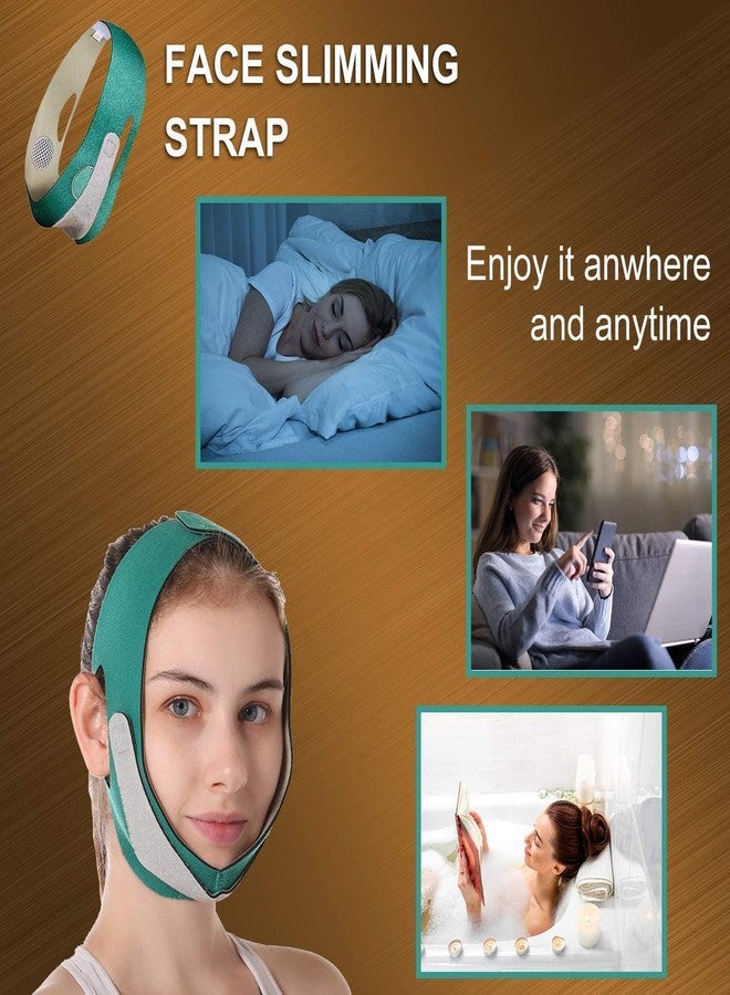 Waexlla Silicone V Face Mask For Face Lift | Facial Slimming Bandage For Chin & Cheek | Double Chin Reducer For Women & Men | Skin Tightening Belt For Slim Lift, 1 Count (Multi) - Image 5