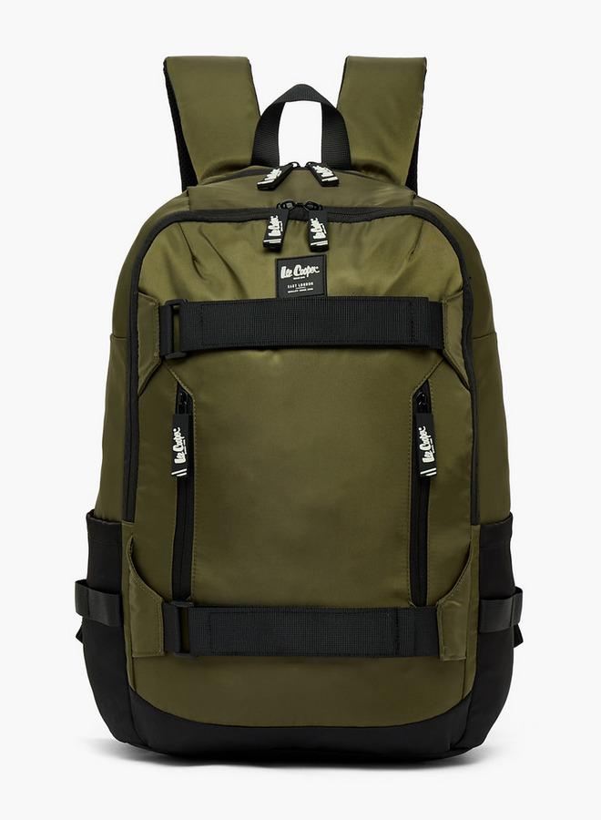 Lee Cooper Solid School Backpack For Kids 13 Years+ With Padded Shoulder Straps - Image 1
