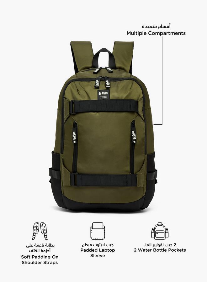 Lee Cooper Solid School Backpack For Kids 13 Years+ With Padded Shoulder Straps - Image 2