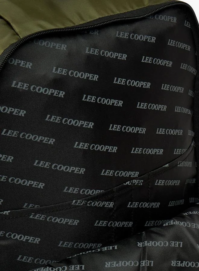 Lee Cooper KHAKI Solid School Backpack For Kids 13 Years+ With Padded Shoulder Straps  | Best Price UAE