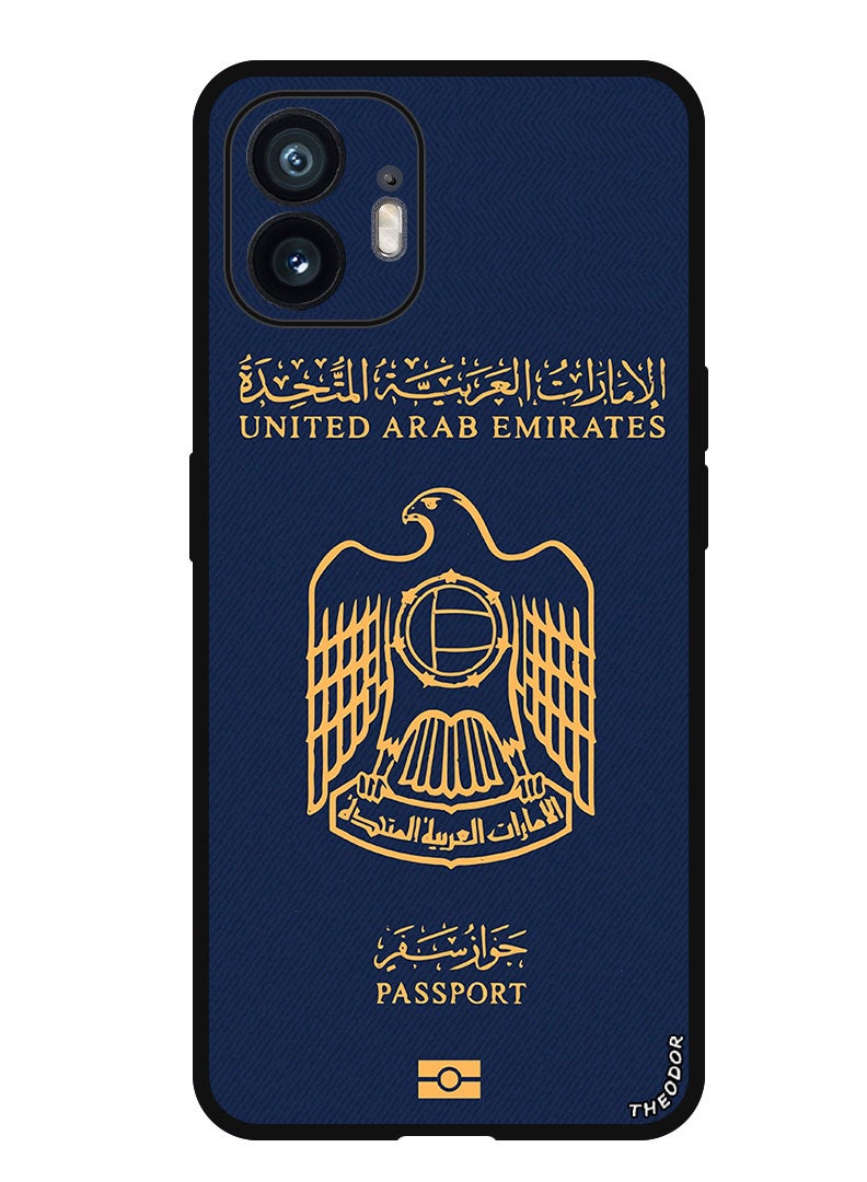 Theodor Protective Case Anti Scratch Shock Proof Bumper Cover For Nothing Phone (2) UAE Passport 2 - Image 1