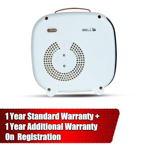 IBELL Electric Portable Room Heater for Bed Room | 2200W | Dual Heating Modes | Advanced Overheat Protection | Automatic shut off | Quick Warming | 2-year Warranty | White - Image 2
