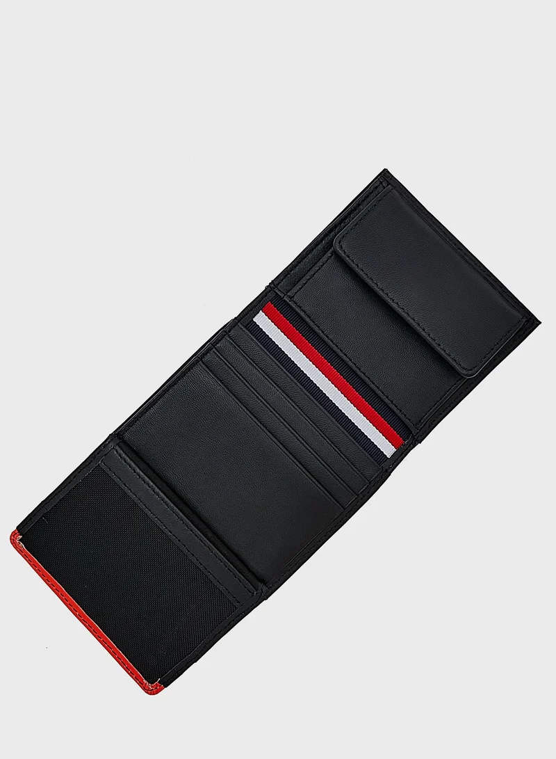 TOMMY HILFIGER Trifold Leather Signature Wallet