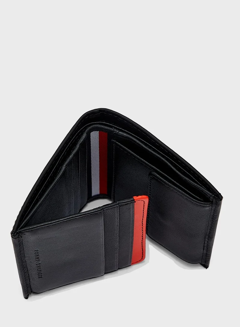 TOMMY HILFIGER Trifold Leather Signature Wallet