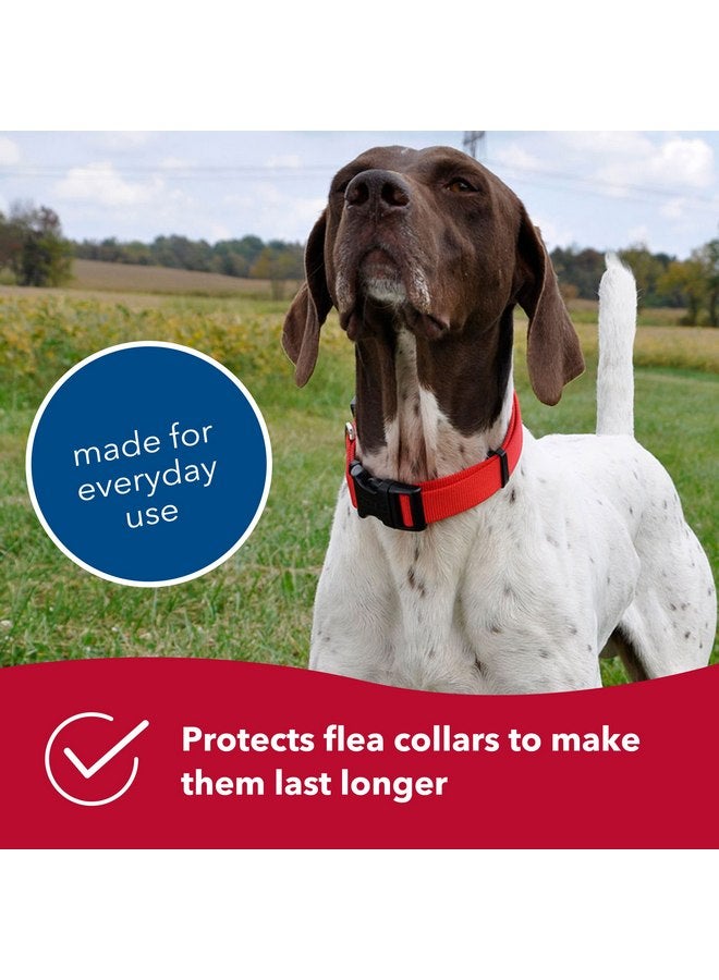 Coastal Pet SecureAway Collar Protector for Flea Collars - Dog Collar Accessory - Protective Collar for Flea Collar for Dogs - Adjustable Dog & Puppy Collar Protection - Black, 1" x 18-26" - Image 5
