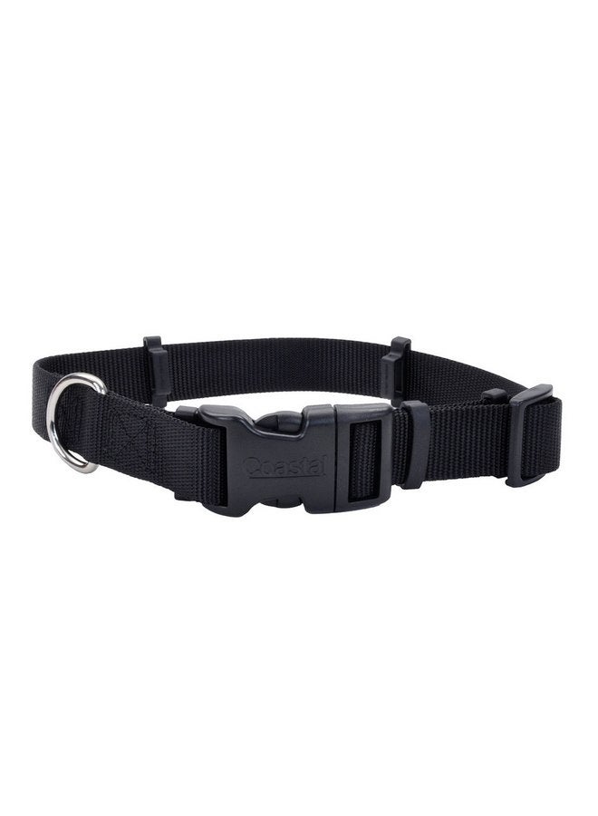 Coastal Pet SecureAway Collar Protector for Flea Collars - Dog Collar Accessory - Protective Collar for Flea Collar for Dogs - Adjustable Dog & Puppy Collar Protection - Black, 1" x 18-26" - Image 1