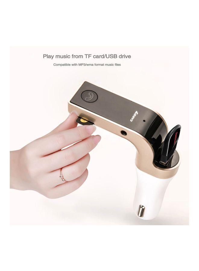 نيبمينينت شاحن سيّارة متعدّد الوظائف مزوّد بمنفذ مايكرو USB وتقنيّة البلوتوث مع جهاز وسائط متعدّدة ألوان متعددة - Image 2