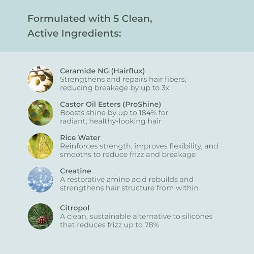 EVOLVh - Natural UltraShine Moisture Conditioner | Vegan, Non-Toxic, Clean Hair Care (33.8 fl oz | 1 L) - Image 5