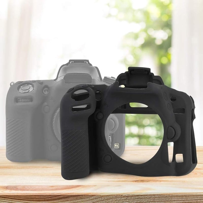Nikon D750 Camera Silicone Protective Case Black Durable Soft Cover Grip - Image 3