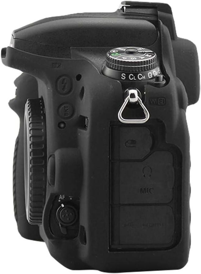 Nikon D750 Camera Silicone Protective Case Black Durable Soft Cover Grip - Image 4