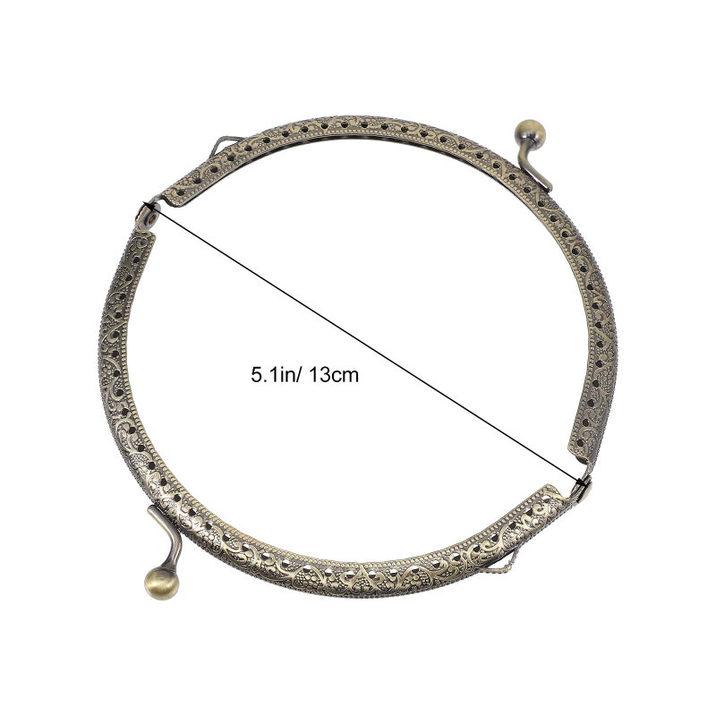 Metal Purse Handle for DIY Decorative Coin Pouch Crafting - Image 2