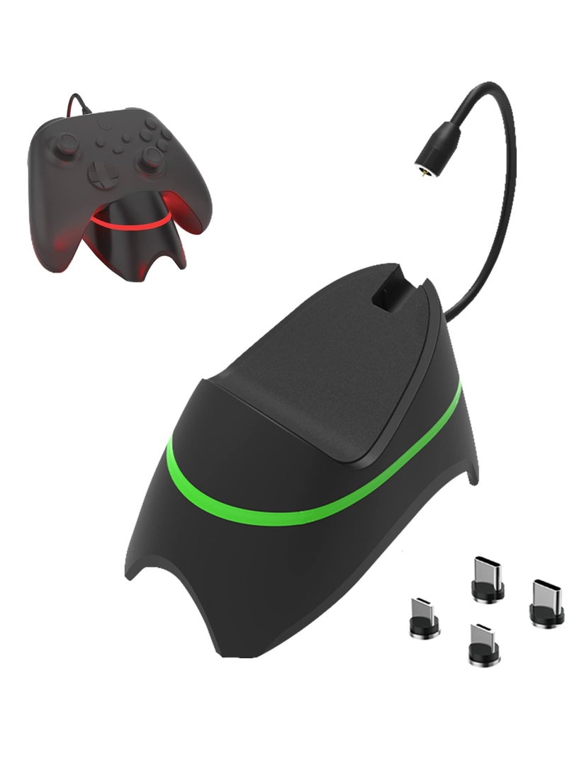 Captaintech Controller Charger Station for Xbox One/Xbox Series X/S, for PS5/PS4, for Switch Pro Controller, Portable Charging Dock for Full Range of Controller with Charger Indicator and Type C Cable - Image 1