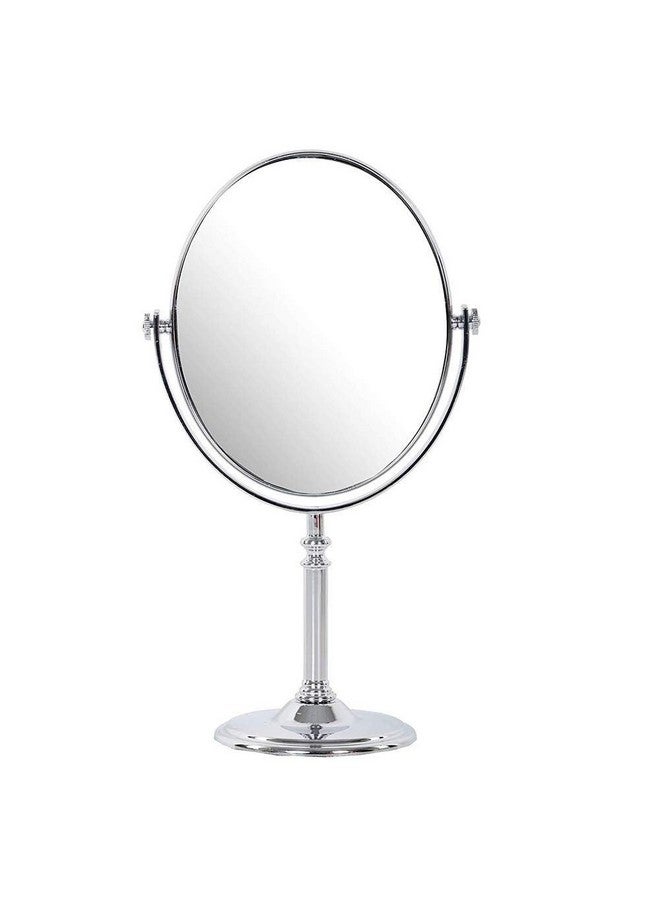 COLBEX Makeup Mirror Dual Sided Magnification 1X and 5X | Folding Portable Table Desk Vanity Oval Mirrors with Stand use for Cosmetic Shaving|Bathroom|Living|Bed|Dressing Room|Beauty Parlor - Image 1