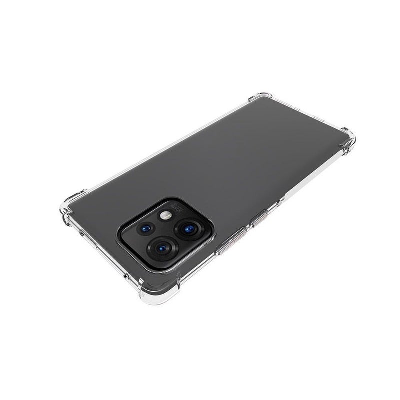 HuHa غطاء حماية لهاتف موتورولا موتو X40 5G، جراب هاتف TPU سميك مقاوم للصدمات وغير قابل للانزلاق، شفاف - Image 5