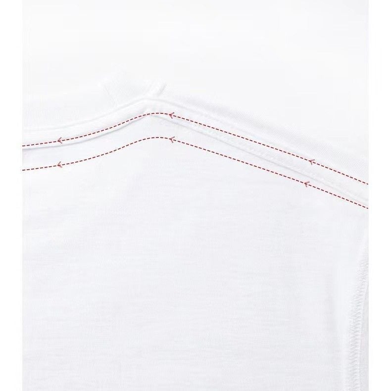 Kpop Vagrant Children With The Same Style Should Be Aided Clothes Letter Couple Short Sleeve T Maniac Concert T-Shirt For Men And Women - Image 5