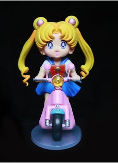 General Sailor Moon Q version, Sailor Moon, Moto Moon Hare, Sailor Suit, Anime Figure Model Tabletop Ornament, Gifts for Fans and Friends (12cm)  - Image 2