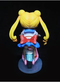 General Sailor Moon Q version, Sailor Moon, Moto Moon Hare, Sailor Suit, Anime Figure Model Tabletop Ornament, Gifts for Fans and Friends (12cm)  - Image 3