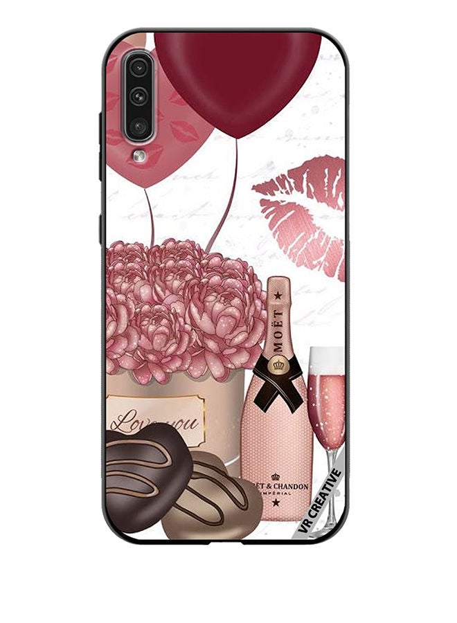 VR CREATIVE Protective Case Cover For Samsung Galaxy A70/A70s Girl Celebrations Design Multicolour - Image 1