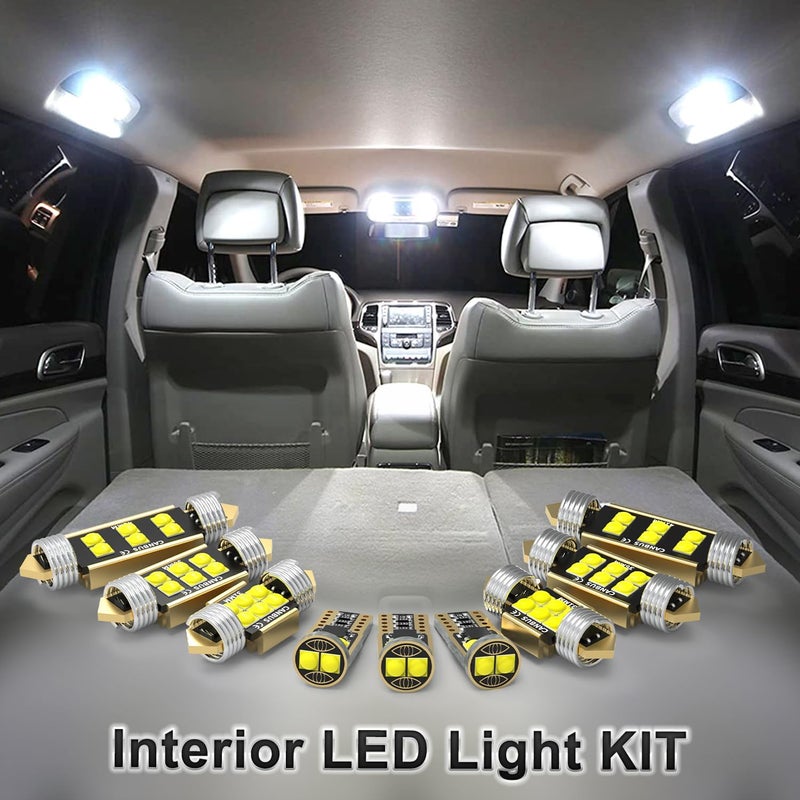 BMT xms مجموعة إضاءة داخلية LED من BMT xms لسيارة لكزس LS460 و LS600h (2007-2017) - أبيض ساطع 6000K - Image 3
