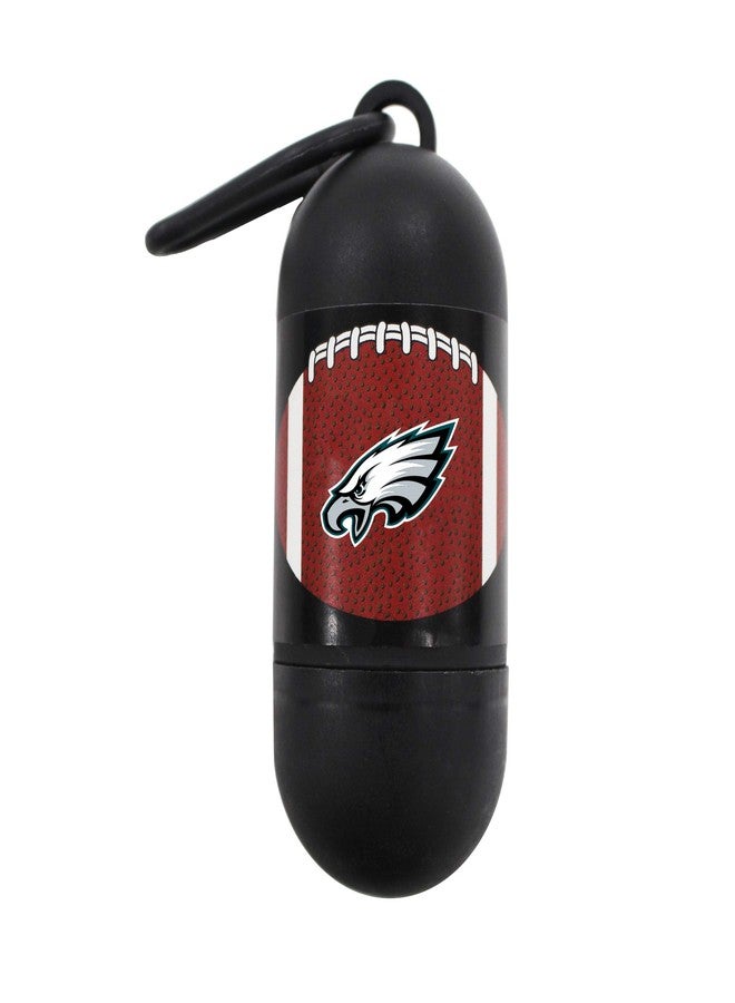 Pets First NFL PHILADELPHIA EAGLES PET LICENSED Poop Waste Bag Dispenser and D Ring for Leash with 900 Premium Garbage Bags - Image 3